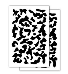 2 PACK Mylar Camo Stencils Camouflage Gun Paint Cerakote Small Army Multicam