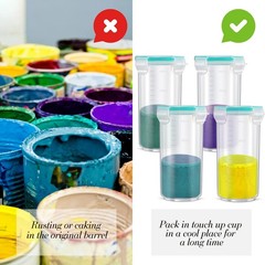 Touch up Paint Container Cups Storage 13 Fl Oz (Pack of 6)