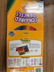 Crayola Colored 6 boxes 144 Pencils Set Non Toxic sealed