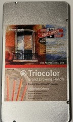 Chartpak Triocolor Drawing Colored Pencils KOH-I-NOOR Set Of 12 Hardtmuth
