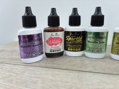 Ken Oliver Crafts Color Burst Liquid Metals Watercolor Paints .5 oz Lot of 12