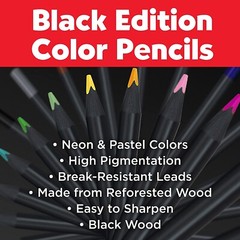 Faber-Castell Black Edition Supersoft Coloured Pencils Wallet of 50 or 100
