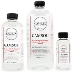 Artists’ Grade Gamsol Oil Color Size: 1 Liter, 33.8 Fl Oz (Pack of 1), Clear