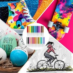 3000 Pcs Mini Colored Markers Set – Vibrant Assorted Watercolor Pens for Art & O