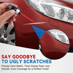 Touch Up Paint for Cars, Pure Red Car Paint Scratch Repair, Universal Pure Red