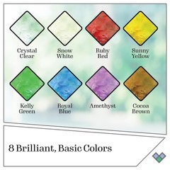 Plaid Window Color Beginner Set (2-Ounce), (8-Pack)