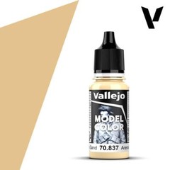 Vallejo 70837 Model Color 022 Pale Sand Acrylic Paint 18ml – US