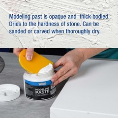 U.S. Art Supply Modeling Paste Acrylic Medium, 500ml Tub