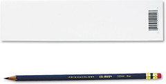 Prismacolor Col-Erase Pencil with Eraser, Blue Lead, Blue Barrel, Dozen
