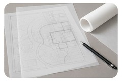 Quality Natural Tracing Paper 112g/m² 36” 914mm x 50m (2” core)