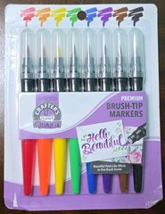Artskills Crafter’s Closet Premium Brush Tip Markers Paint Like Effects 8pc
