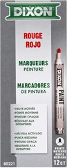 Dixon Industrial Paint Markers, Valve Action Medium Tip, 12-Count,