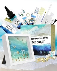 Crafts For Adults Women Teen Girls Ocean Beach UV Resin Kit for beginners Art…