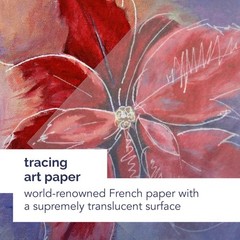 14×17 inch Artist Series Tracing Pad Tape Binding 50 Sheets for Drawing