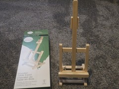 Daler Rowney Simply Wooden Tabletop Easel Adjustable Art Display Stand for 12″