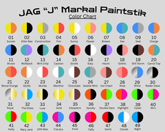 Markal JAG “J” Split Marker – Handmade Multicolored Industrial Graffiti Art