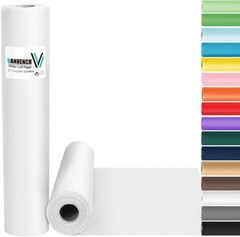 White Wrapping Paper 17.5″x1200″(100′), Bulletin Board Easel Painting Drawing Ba