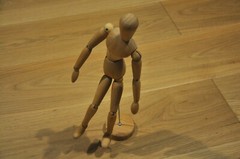 Drawing Mannequin, Wooden w/ stand – flexible joints – 30.5cm/12 inches