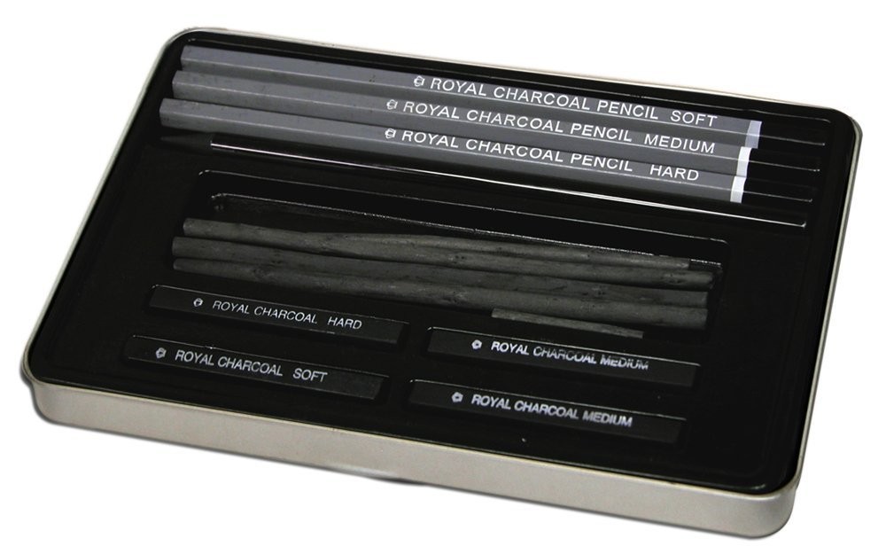 Royal & Langnickel RSET-ART2503 1 Count (Pack of 1), Basic Charcoal Ranges