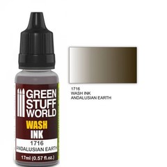 Green Stuff World – Wash Ink for Models and Miniatures Andalusian Earth 1716