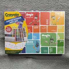 Crayola Limited Edition Art Set 115 Pcs 8 Retired Colors Crayons Markers