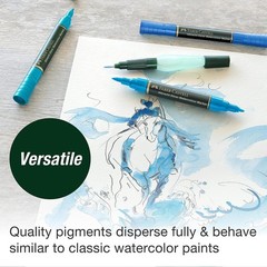 Albrecht Durer Watercolor Markers – 10 Colors, Watercolor Brush Markers for A…