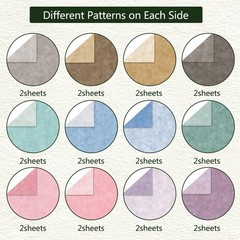 Scrapbook Paper 12×12, Double-Sided Suede Textured 12×12 in, Romantic