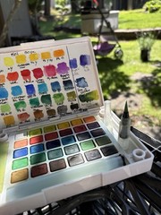 2 Fer:Sakura Koi Watercolor Sets: #1 30 pc. Traditional Set #2 30 Metallic Set