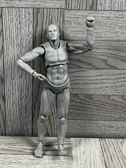 Artist Drawing Mannequin Figure Movable Joint Male – Grey Action Figure