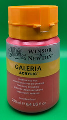 WINSOR AND NEWTON Galeria Acrylic Cadmium RED Hue 250ml NEW 8.4oz ARTIST PAINT