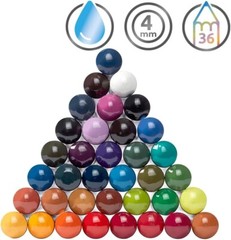 Inktense Color Pencils, 36-Piece Tin Set, 4mm Round Core, Watercolor Drawing