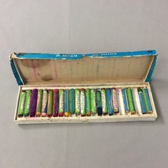 Vintage Artista Oil Pastel Set of 22 Vivid Colors Binney & Smith USA No 224