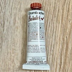 Grumbacher Pre-Tested Artists Oil Color Mars Red 37ml Unused Read