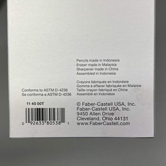 FABER-CASTELL (2 PACK) Graphite Sketch Pencil Set W/ Clay 8 Piece Set 114000T