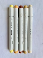 Ohuhu Honolulu B Alcohol Markers – BG + BV (Individual, Brush & Fine Tip)