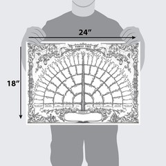 Palace Learning 3 Pack – Family Tree Chart To Fill In- 6 “18” x 24″, White