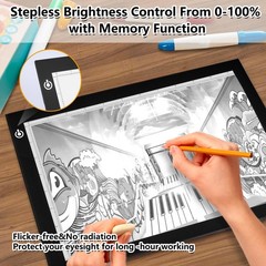 A4 Tracing Light Pad, Ultra-Thin Tracing Light Box USB Power Artcraft Tracing