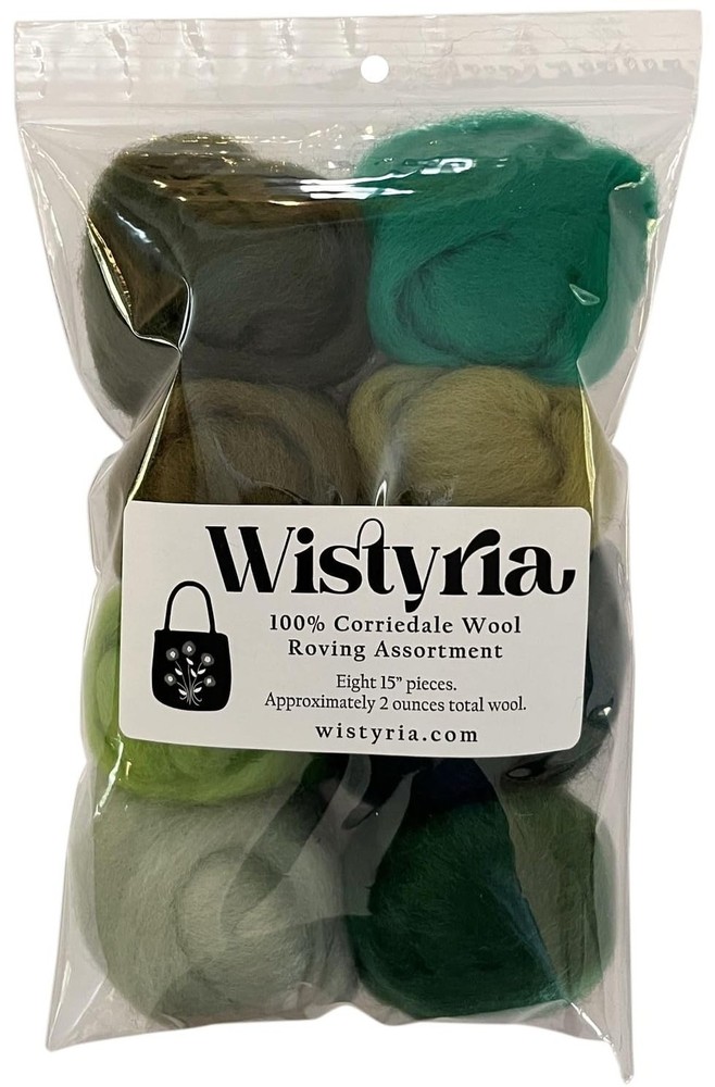 60172 Wool Roving 12″, .25 Ounce, 8-Pack