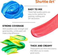 Pintura Acrilica que Cambia de Color Camaleon e Iridiscente para Madera y Tela