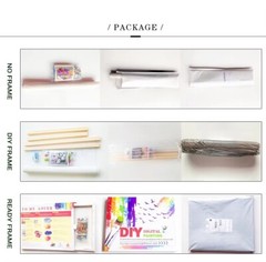 Paint By Numbers Adults kids Figure Women Flower DIY Painting Kit 40x50CM Canvas
