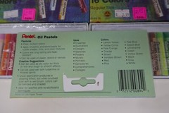 Pentel Oil Pastels 16 Colors Regular Size Lot