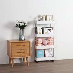 Three and four tier cart shelves, bedroom shelves, kitchen activity shelves
