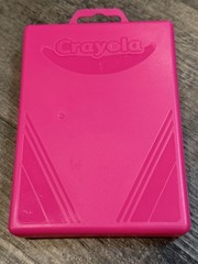 Crayola Markers Crayon 8pc Carry Case Storage Holder Vintage Pink 2018
