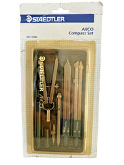 Staedtler ARCO Compass Set Unopened Original Plastic Storage Case 559 09 BK