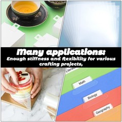 12 Inches x 40ft Acetate Sheets for Crafts 4 12 inches x 480 inches, clear