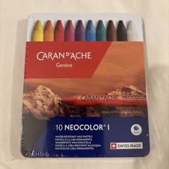 Caran D’Ache Neocolor I Water-Resistant Wax Pastels – 10 colors 7000.310
