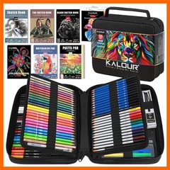 109 Drawing Set Sketching Kit, Pro Art Supplies with Fluorescent, Colored, Wa…