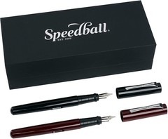 002907 Calligraphy Fountain Pen Gift Set, Black