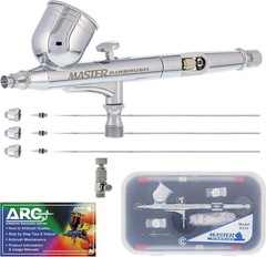 G233 Professional Airbrush Kit – 3 Nozzle Sets for Ultimate Precision Projects