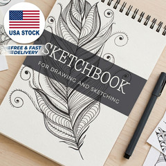 Sketchbook For Drawing And Sketching: 100 Blank Pages, Artist Sketch Pad, Durabl